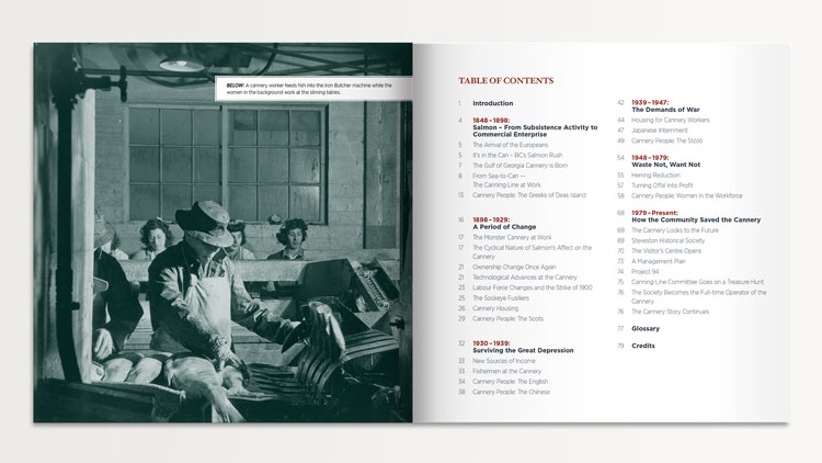 Gulf of Georgia Cannery History Book