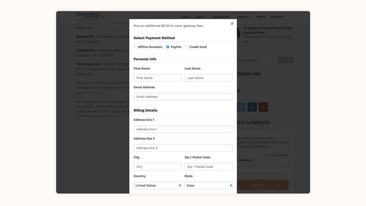 Culture and Animals Foundation